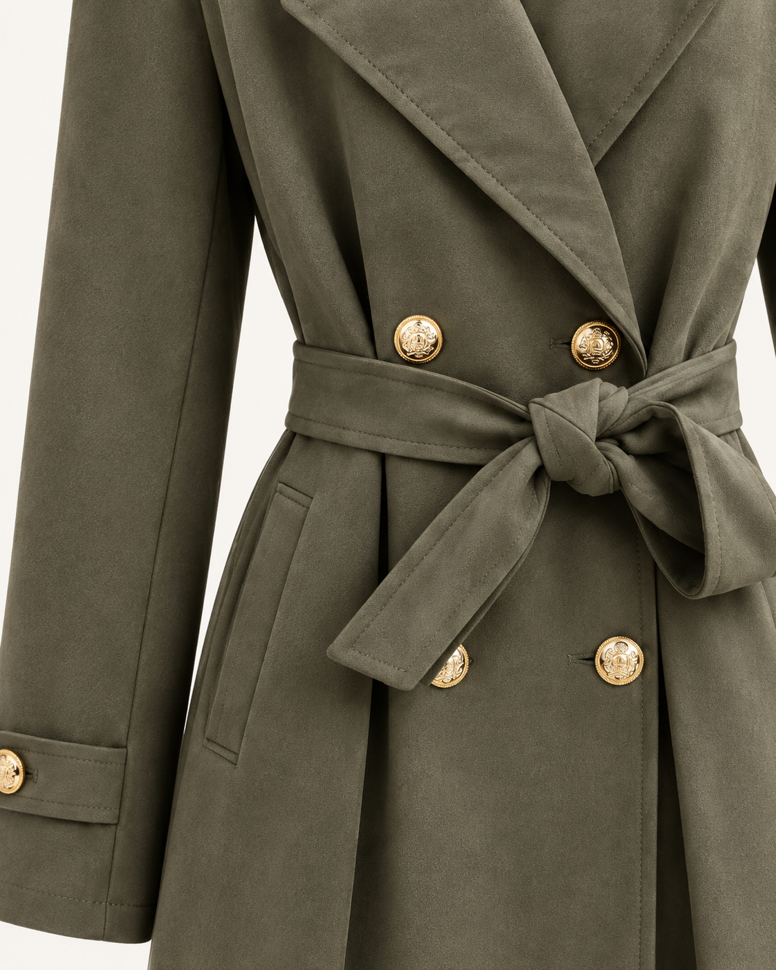 Trenchcoat Olivia in Khaki
