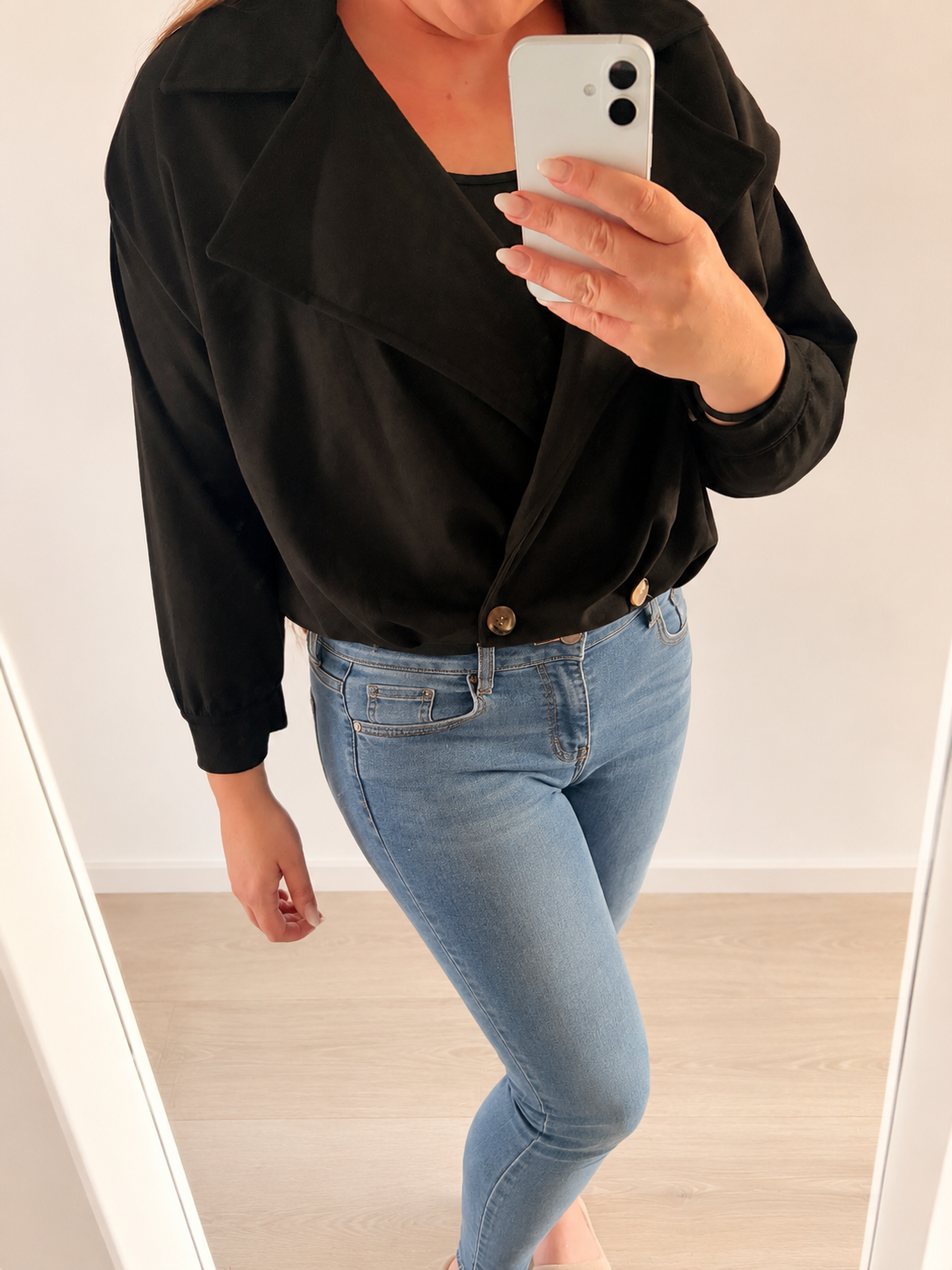 Kurzjacke Elise - Trenchcoat Stil