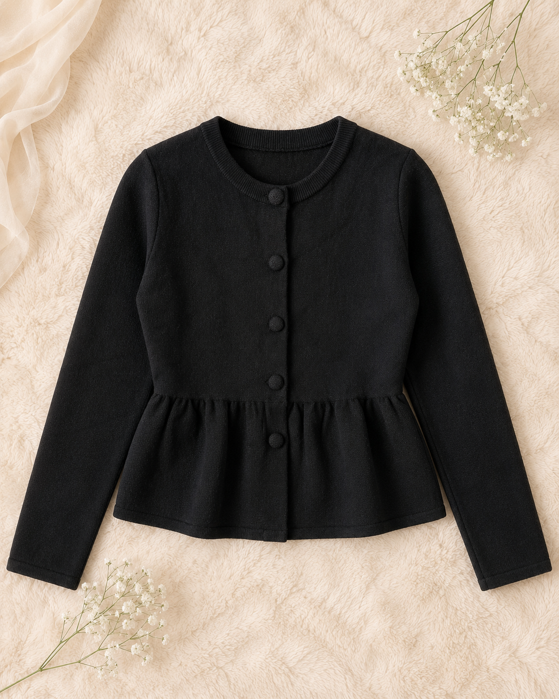 Jacke "Noir Elegance" in Schwarz