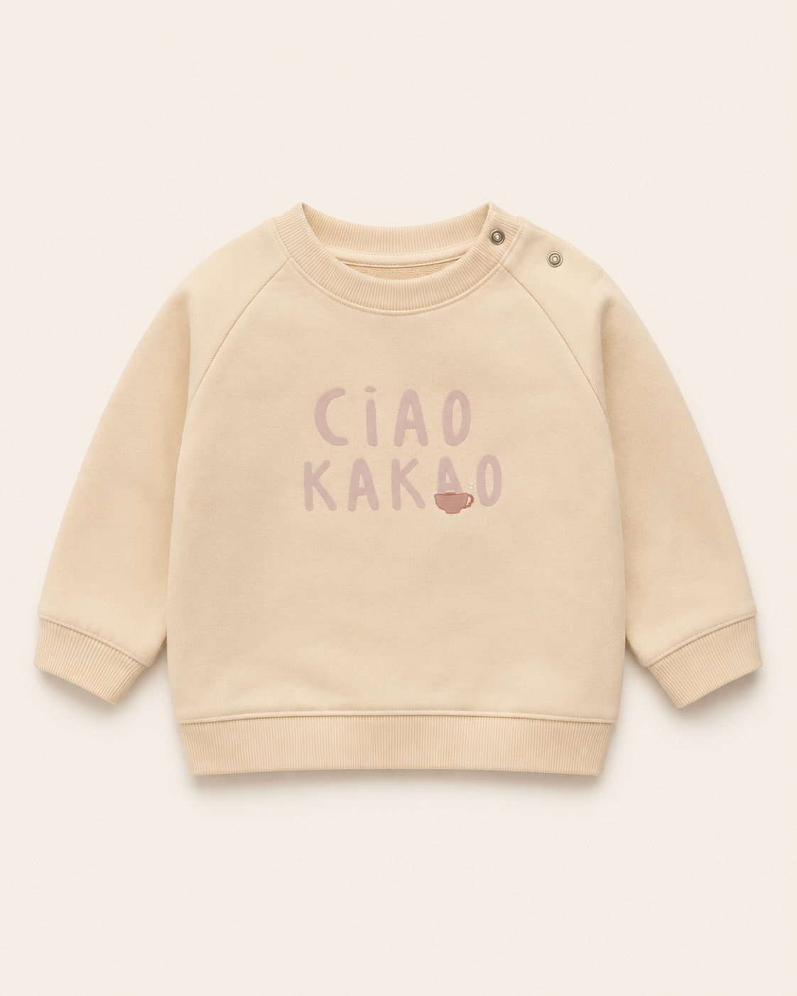 2-teiliges Baby-Set "Ciao Kakao in Beige/Braun