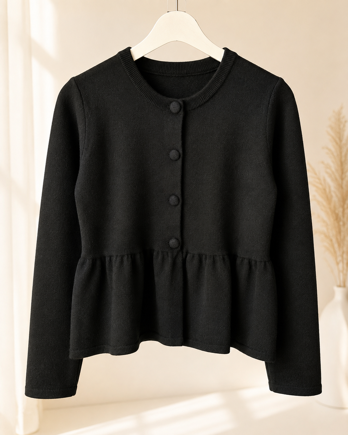 Jacke "Noir Elegance" in Schwarz