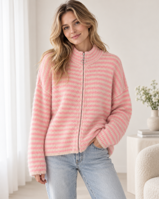 Strickjacke Rosalie gestreift