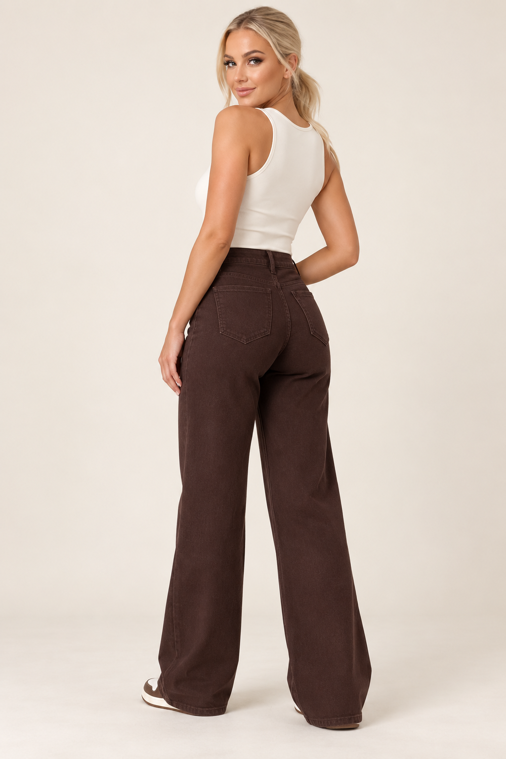 High-Waist Wide-Leg Jeans Mila
