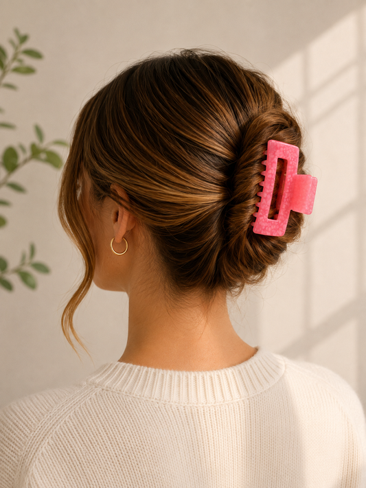 Haarklammer "Roselle" - Pink