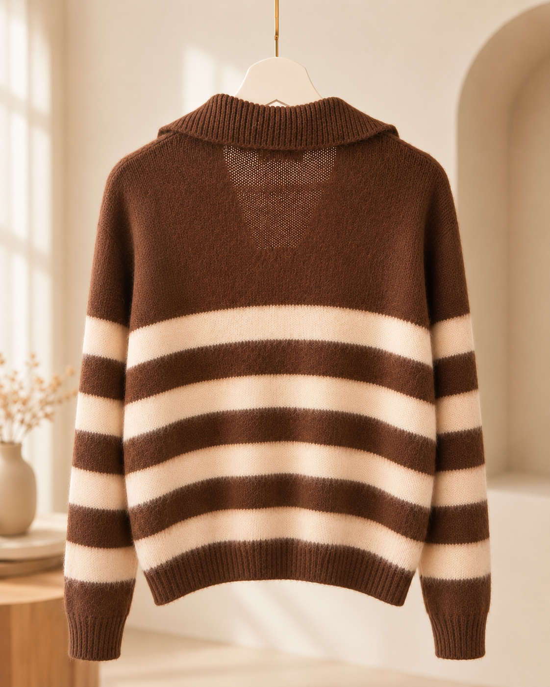Gestreifter Strickpullover Paula