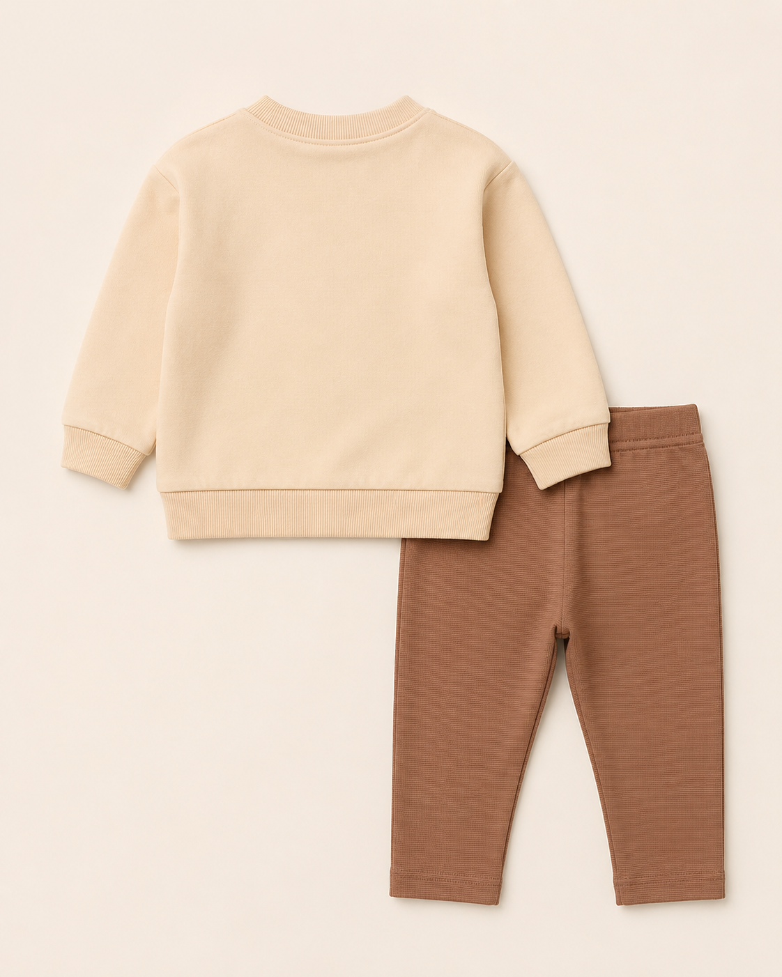 2-teiliges Baby-Set "Ciao Kakao in Beige/Braun
