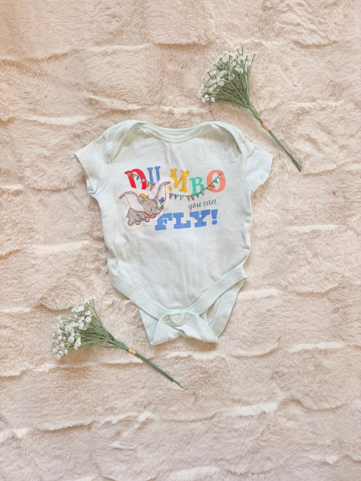 Disney Baby Dumbo Kurzarmbody I Gr. 68
