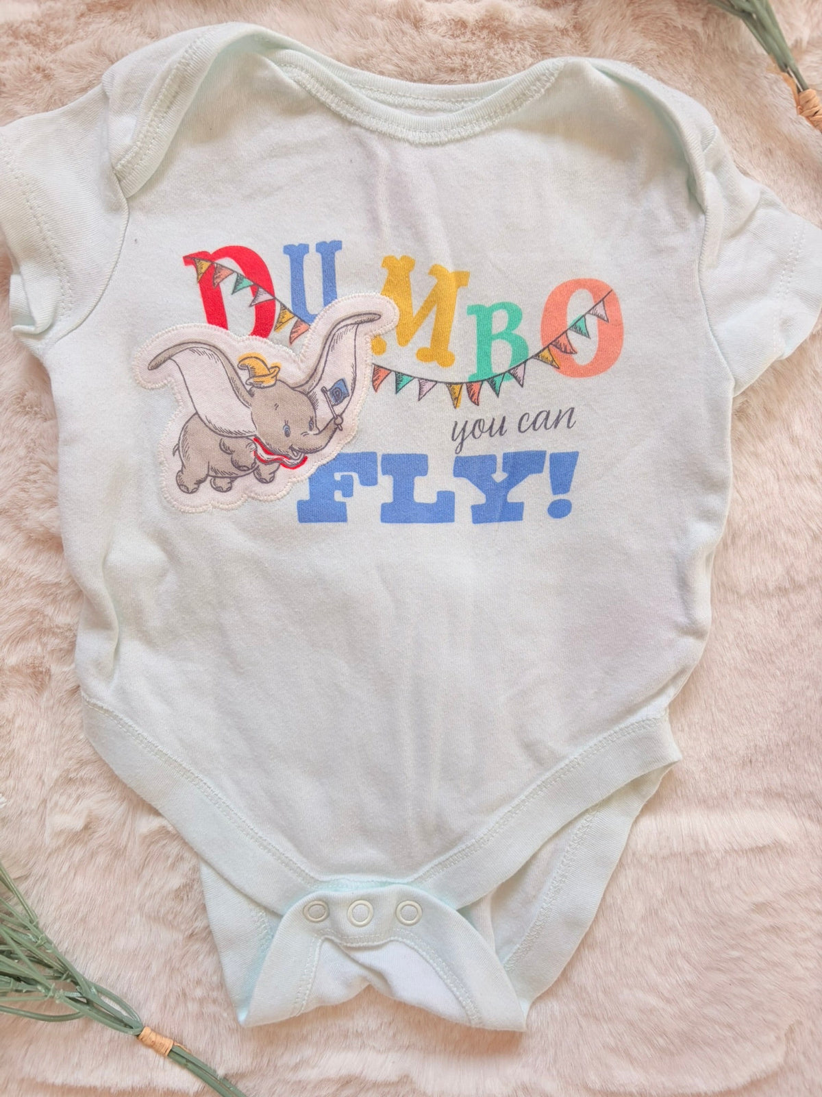Disney Baby Dumbo Kurzarmbody I Gr. 68