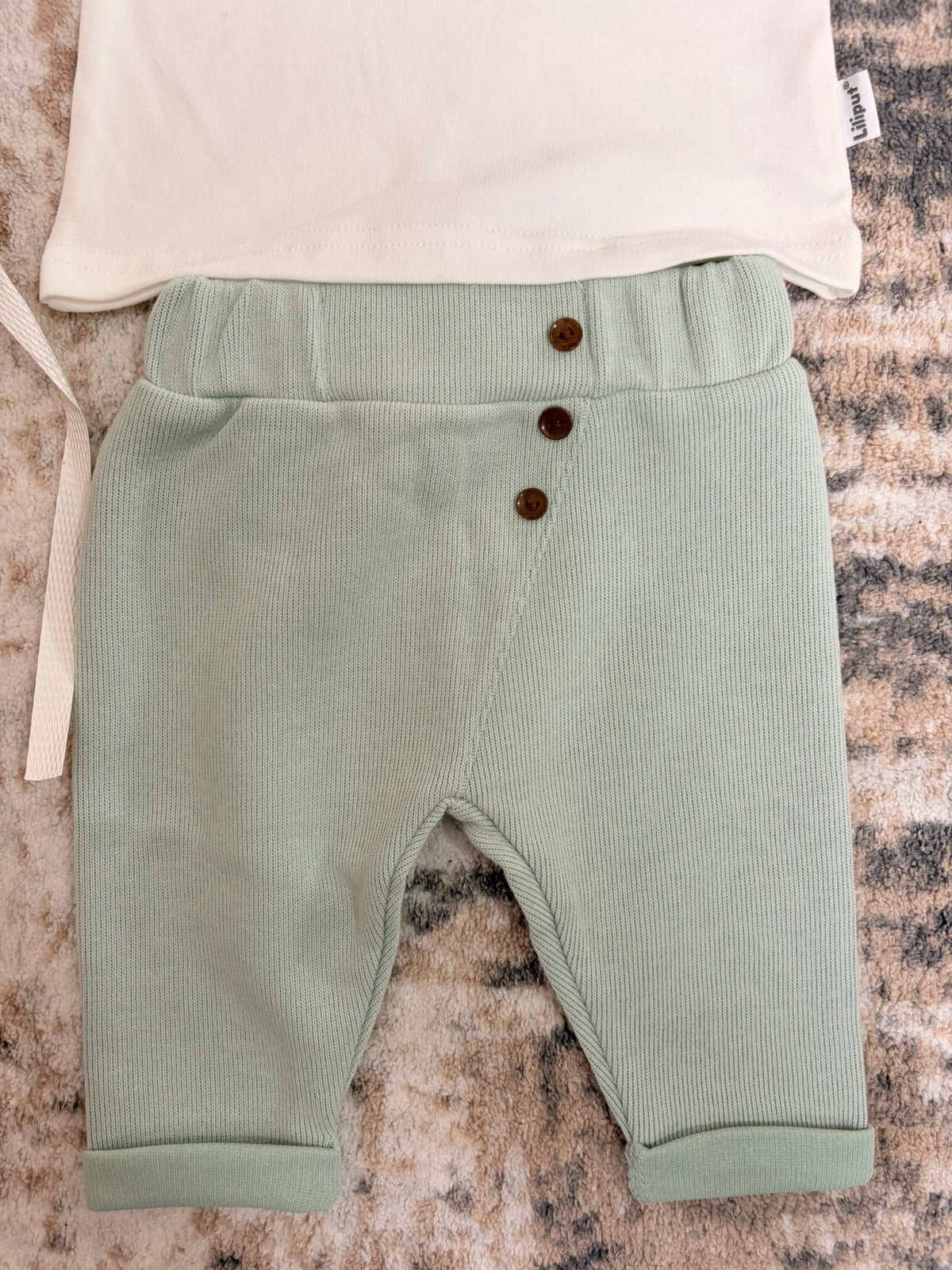 Baby-Set "Milo" in Schilf/Creme